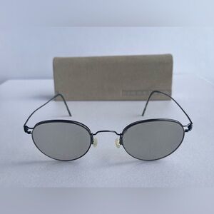 Lindberg Eyeglasses AIR TITANIUM RIM MORTEN.   Polished black titanium wire